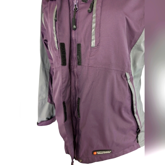 Misty Mountain purple and grey anorak shell jacket size medium - Picture 4 of 10